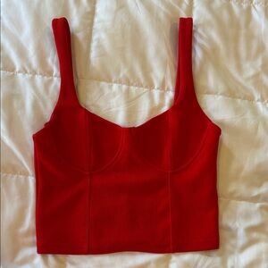 Zara Scarlet Sleeveless Top